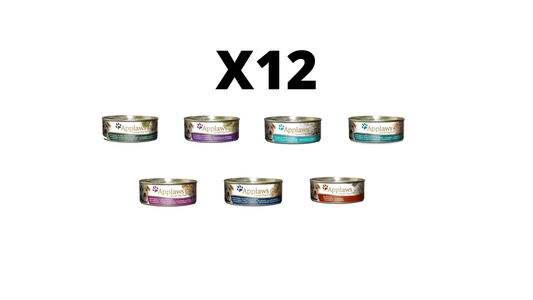 【Applaws】狗肉絲湯罐 – 混合款式一箱 (156g x 12) - Pet Pet Plaza