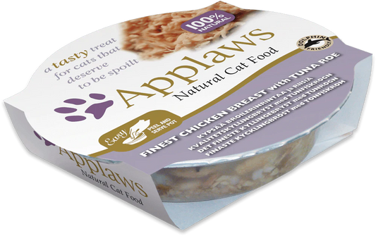 【Applaws】 貓餐盒肉湯系列 - 雞胸, 吞拿魚子 - Pet Pet Plaza