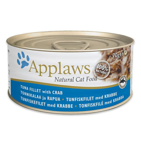 【Applaws】貓肉絲湯罐 – 吞拿魚, 蟹 - Pet Pet Plaza