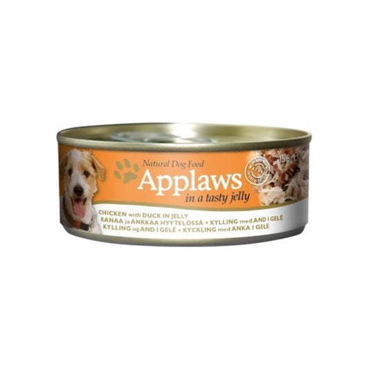 【Applaws】狗啫喱罐頭 – 雞柳, 鴨肉 (156g / 一箱) - Pet Pet Plaza