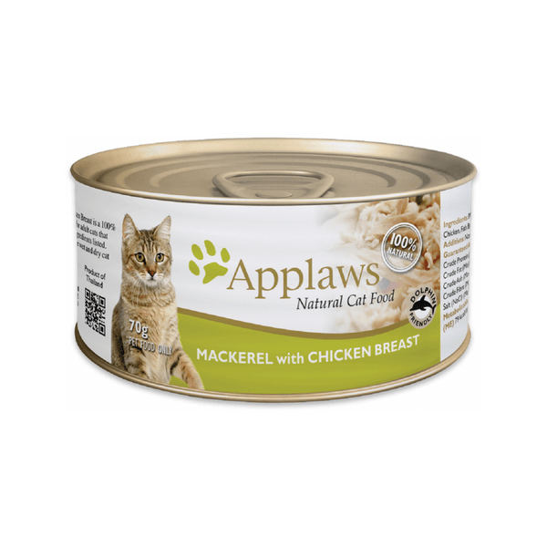 【Applaws】貓肉絲湯罐 – 鯖魚, 雞胸 - Pet Pet Plaza