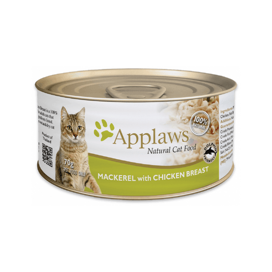 【Applaws】貓肉絲湯罐 – 鯖魚, 雞胸 - Pet Pet Plaza