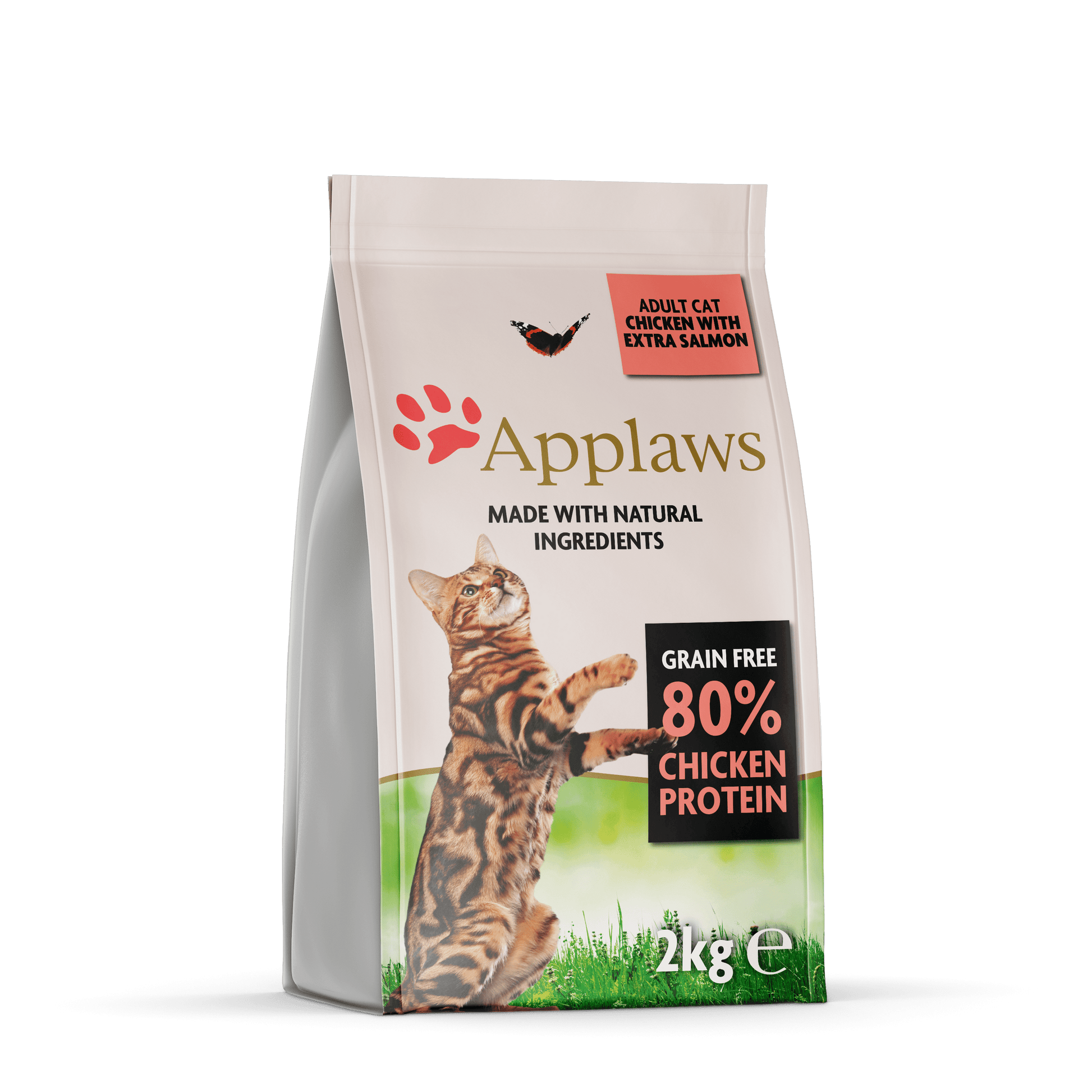 【Applaws】成貓乾糧– 雞肉三文魚配方 - 2kg | 7.5kg - Pet Pet Plaza