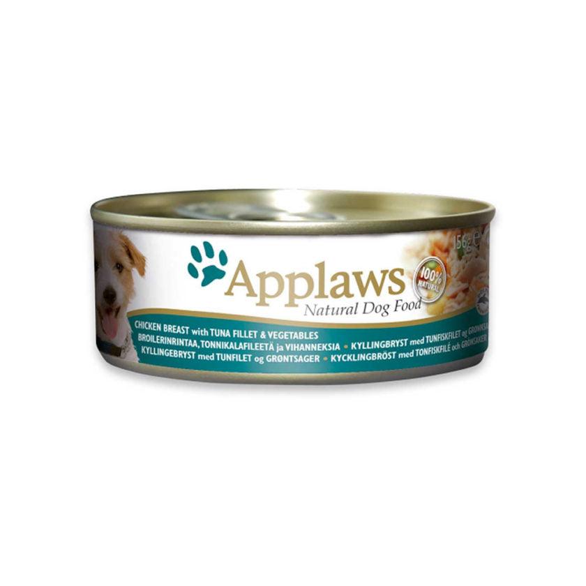 【Applaws】狗肉絲湯罐 – 混合款式一箱 (156g x 12) - Pet Pet Plaza